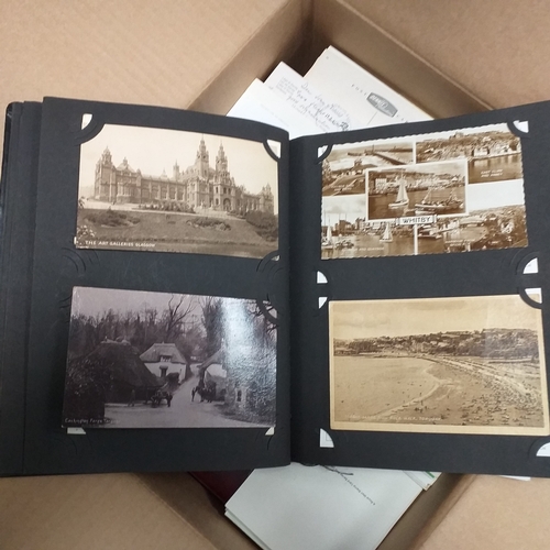 50 - Glory Box of albums and postal history/covers.