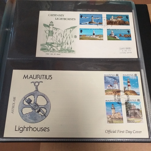 95 - Large Quality album and slipcase conatining a collection of 92 First Day Covers from Kiribati, some ... 