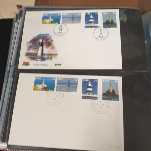 95 - Large Quality album and slipcase conatining a collection of 92 First Day Covers from Kiribati, some ... 