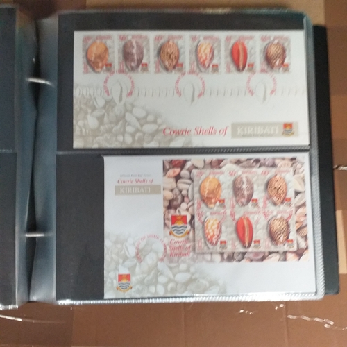 95 - Large Quality album and slipcase conatining a collection of 92 First Day Covers from Kiribati, some ... 