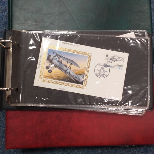 97 - 3 Small Cover Albums containing a superb and interesting selection of 100 Benham Silk covers featuri... 