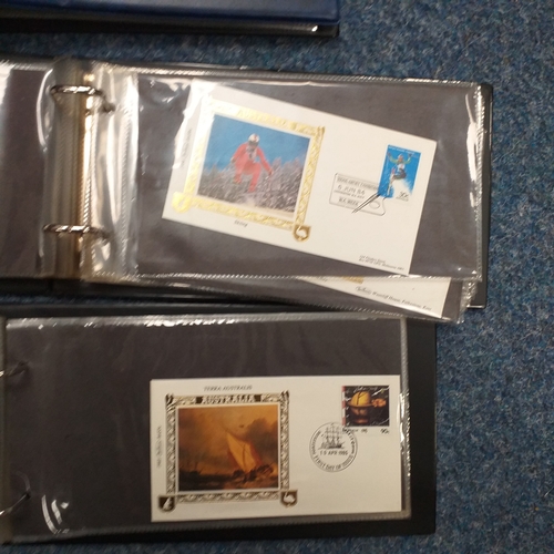 97 - 3 Small Cover Albums containing a superb and interesting selection of 100 Benham Silk covers featuri... 