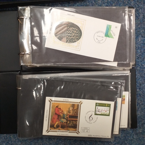 97 - 3 Small Cover Albums containing a superb and interesting selection of 100 Benham Silk covers featuri... 