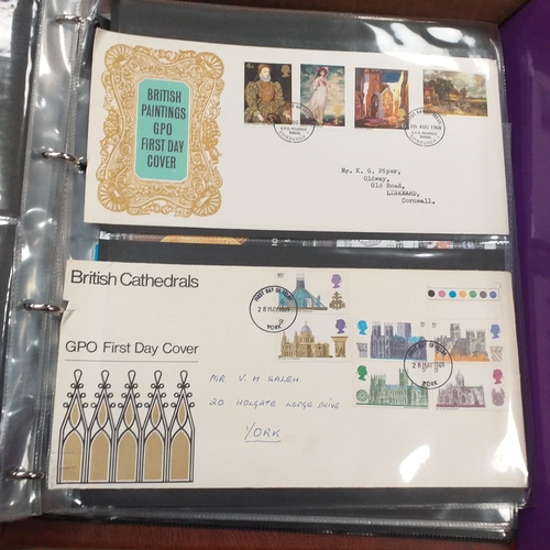 98 - Glory Box of post cards and postal history loose and in albums