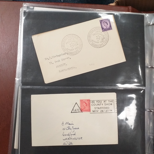 98 - Glory Box of post cards and postal history loose and in albums