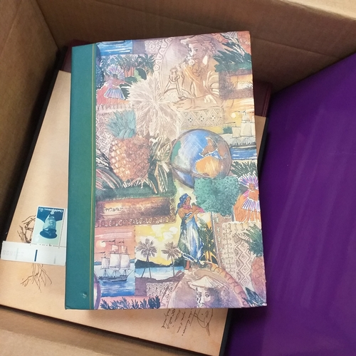 98 - Glory Box of post cards and postal history loose and in albums