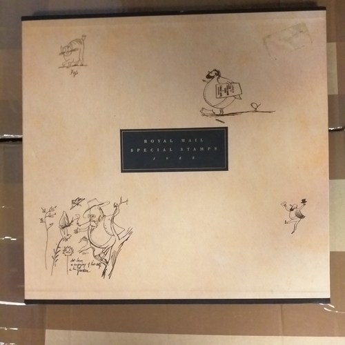 98 - Glory Box of post cards and postal history loose and in albums