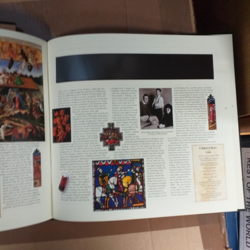 98 - Glory Box of post cards and postal history loose and in albums