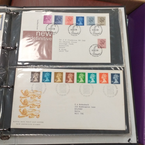 98 - Glory Box of post cards and postal history loose and in albums