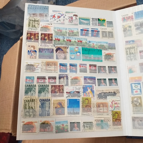 98 - Glory Box of post cards and postal history loose and in albums