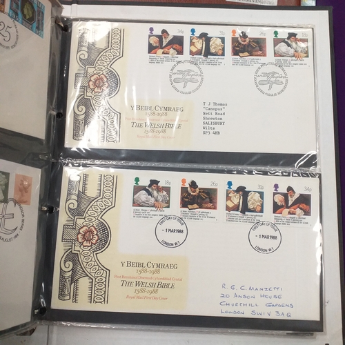 98 - Glory Box of post cards and postal history loose and in albums