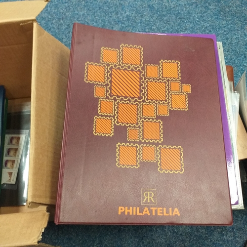 98 - Glory Box of post cards and postal history loose and in albums