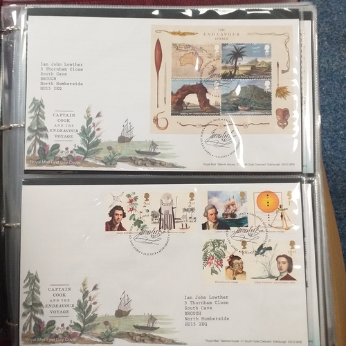 99 - GB First Day Cover collection in 8 Royal Mail First Day Cover albums, collection comprises a range o... 