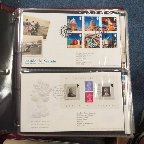 99 - GB First Day Cover collection in 8 Royal Mail First Day Cover albums, collection comprises a range o... 