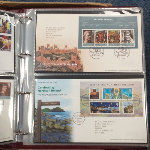 99 - GB First Day Cover collection in 8 Royal Mail First Day Cover albums, collection comprises a range o... 