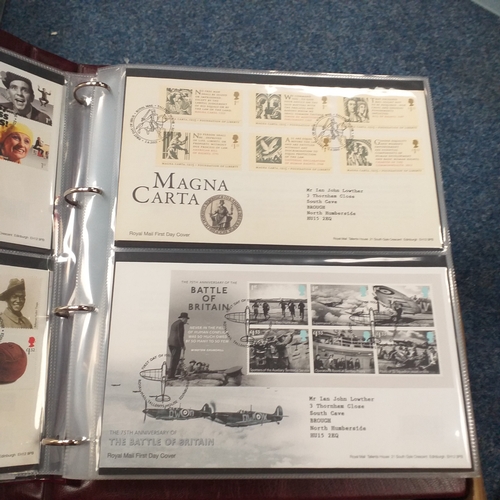 99 - GB First Day Cover collection in 8 Royal Mail First Day Cover albums, collection comprises a range o... 