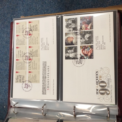 99 - GB First Day Cover collection in 8 Royal Mail First Day Cover albums, collection comprises a range o... 