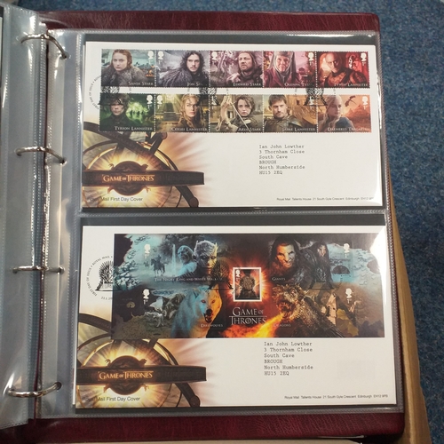 99 - GB First Day Cover collection in 8 Royal Mail First Day Cover albums, collection comprises a range o... 