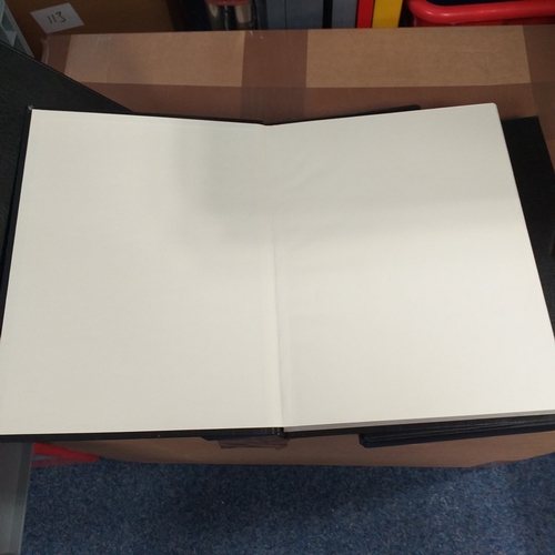 111 - 3 x Boxed black Lighthouse stock books, 16 page/32 sides all in excellent condition.