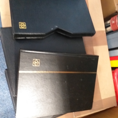 111 - 3 x Boxed black Lighthouse stock books, 16 page/32 sides all in excellent condition.