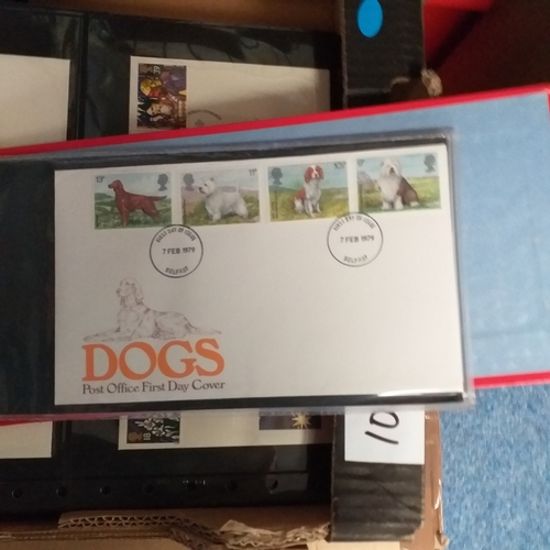 100 - GB FDC Collection of commemorative covers in 2 boxes 1960's-2019, looks complete from early 1980's. ... 