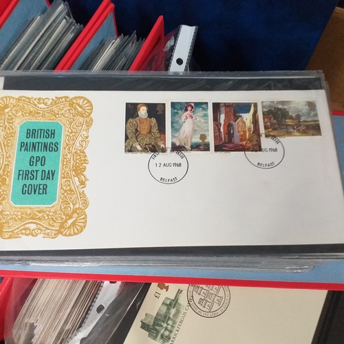 100 - GB FDC Collection of commemorative covers in 2 boxes 1960's-2019, looks complete from early 1980's. ... 