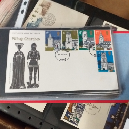 100 - GB FDC Collection of commemorative covers in 2 boxes 1960's-2019, looks complete from early 1980's. ... 