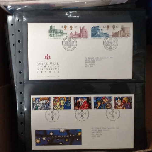 100 - GB FDC Collection of commemorative covers in 2 boxes 1960's-2019, looks complete from early 1980's. ... 