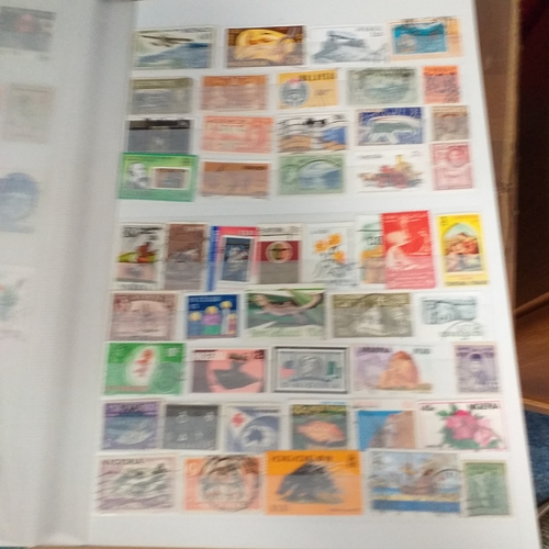 130 - 5 X W H Smith 8 page 16 side stock books with World stamps mint and used, includes GB, viewing requi... 