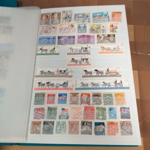 130 - 5 X W H Smith 8 page 16 side stock books with World stamps mint and used, includes GB, viewing requi... 
