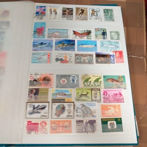 130 - 5 X W H Smith 8 page 16 side stock books with World stamps mint and used, includes GB, viewing requi... 