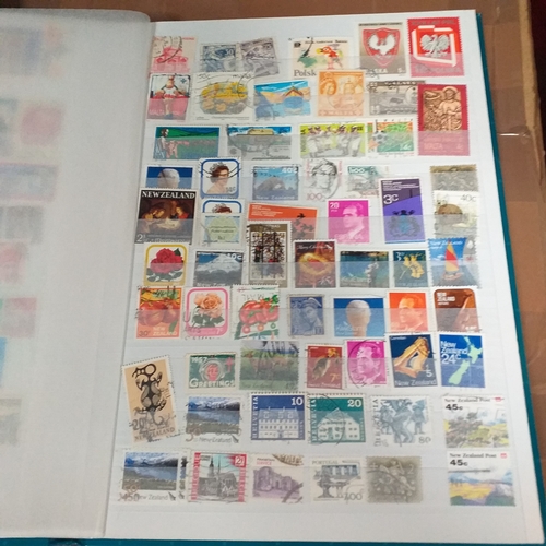 131 - 5 X W H Smith 8 page 16 side stock books with World stamps mint and used, includes GB, viewing requi... 