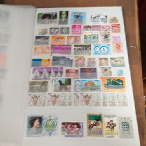 131 - 5 X W H Smith 8 page 16 side stock books with World stamps mint and used, includes GB, viewing requi... 