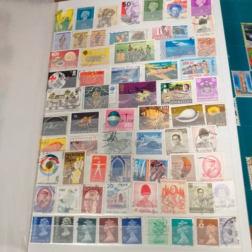 131 - 5 X W H Smith 8 page 16 side stock books with World stamps mint and used, includes GB, viewing requi... 