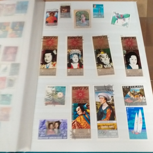 131 - 5 X W H Smith 8 page 16 side stock books with World stamps mint and used, includes GB, viewing requi... 