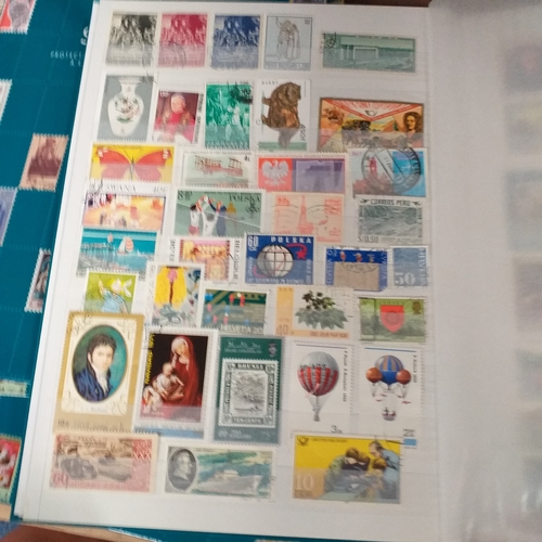 131 - 5 X W H Smith 8 page 16 side stock books with World stamps mint and used, includes GB, viewing requi... 