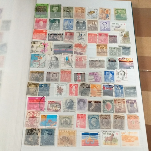 132 - 4 x W H Smith plus a Fil-i-Safe 8 page 16 side stock books with World stamps mint and used, includes... 