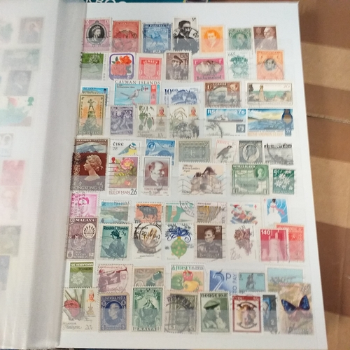 132 - 4 x W H Smith plus a Fil-i-Safe 8 page 16 side stock books with World stamps mint and used, includes... 