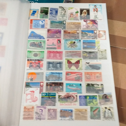 132 - 4 x W H Smith plus a Fil-i-Safe 8 page 16 side stock books with World stamps mint and used, includes... 