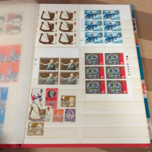 132 - 4 x W H Smith plus a Fil-i-Safe 8 page 16 side stock books with World stamps mint and used, includes... 