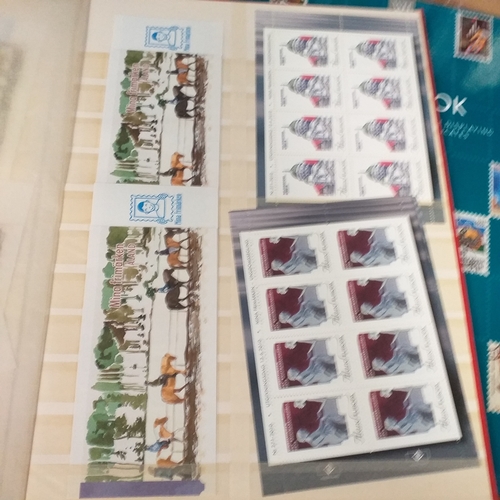 132 - 4 x W H Smith plus a Fil-i-Safe 8 page 16 side stock books with World stamps mint and used, includes... 