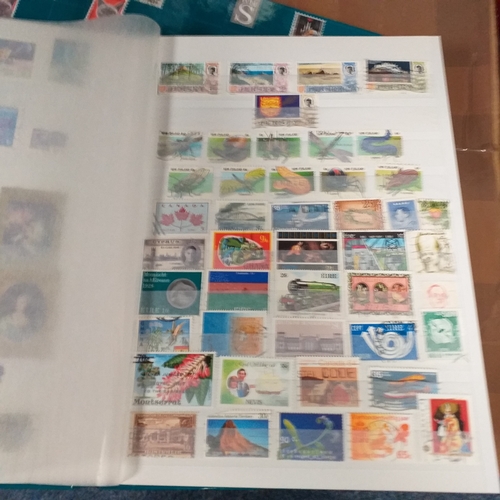 132 - 4 x W H Smith plus a Fil-i-Safe 8 page 16 side stock books with World stamps mint and used, includes... 