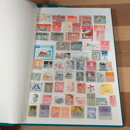 132 - 4 x W H Smith plus a Fil-i-Safe 8 page 16 side stock books with World stamps mint and used, includes... 
