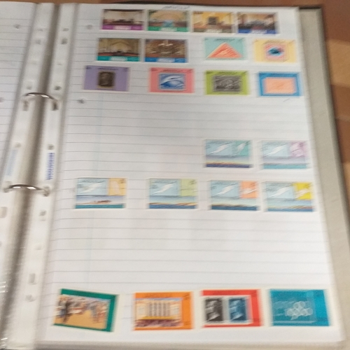 155 - Anguilla collection in a 2 ring binder mint/used, 1967 to late 1980's, Mostly mint, some used issues
