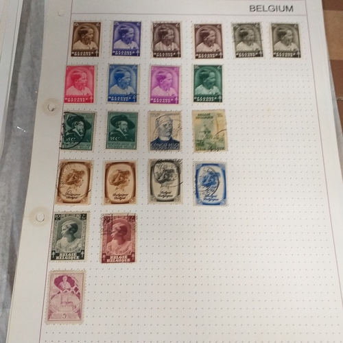 168 - Belgium substantial collection (many 100's) on 50+ pages approx, mint and used includes good selecti... 