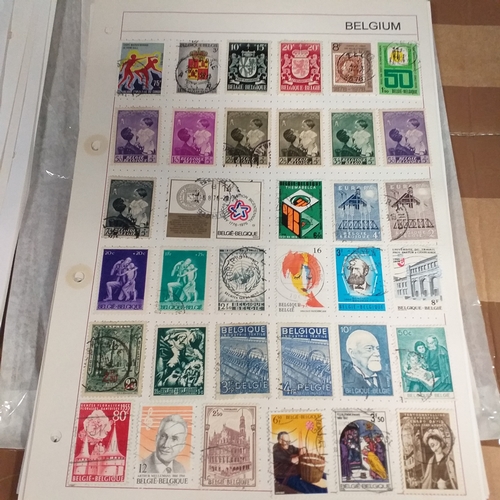 168 - Belgium substantial collection (many 100's) on 50+ pages approx, mint and used includes good selecti... 