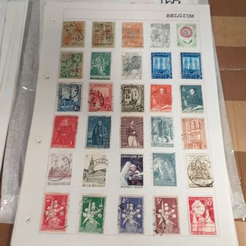 168 - Belgium substantial collection (many 100's) on 50+ pages approx, mint and used includes good selecti... 