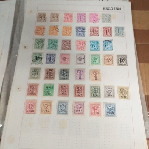168 - Belgium substantial collection (many 100's) on 50+ pages approx, mint and used includes good selecti... 