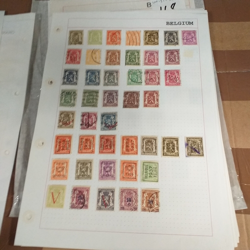 168 - Belgium substantial collection (many 100's) on 50+ pages approx, mint and used includes good selecti... 