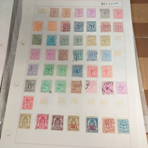 168 - Belgium substantial collection (many 100's) on 50+ pages approx, mint and used includes good selecti... 